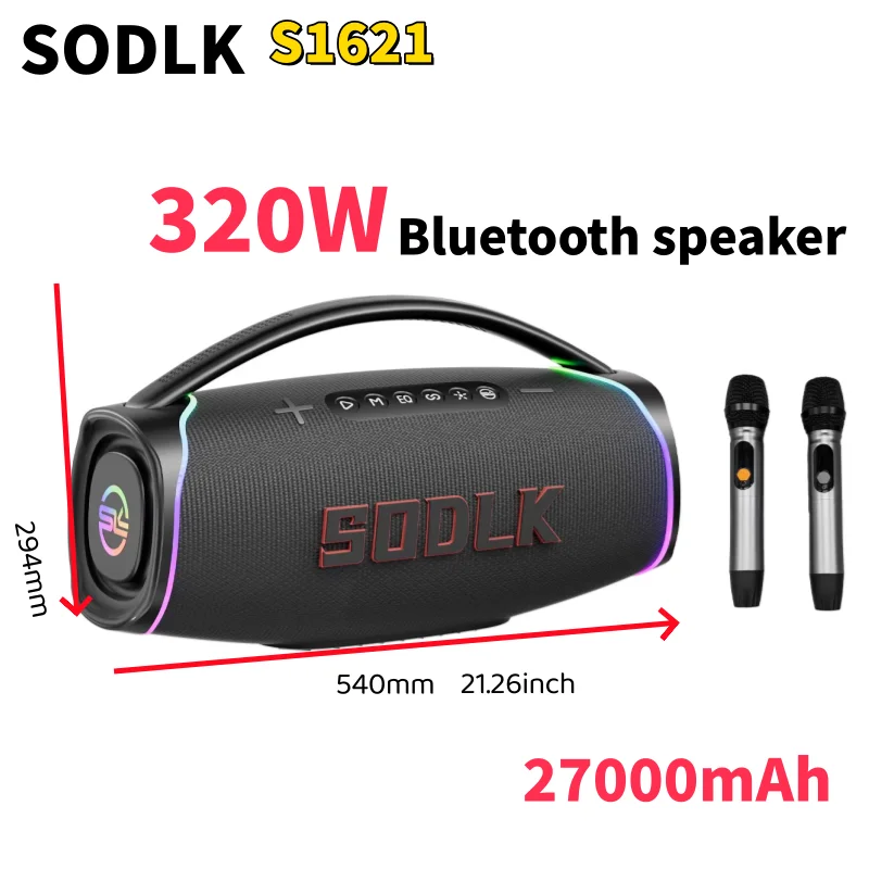 Apple Music Audio Quality - SODLK S1621 Nuovo Modello Altoparlante Karaoke