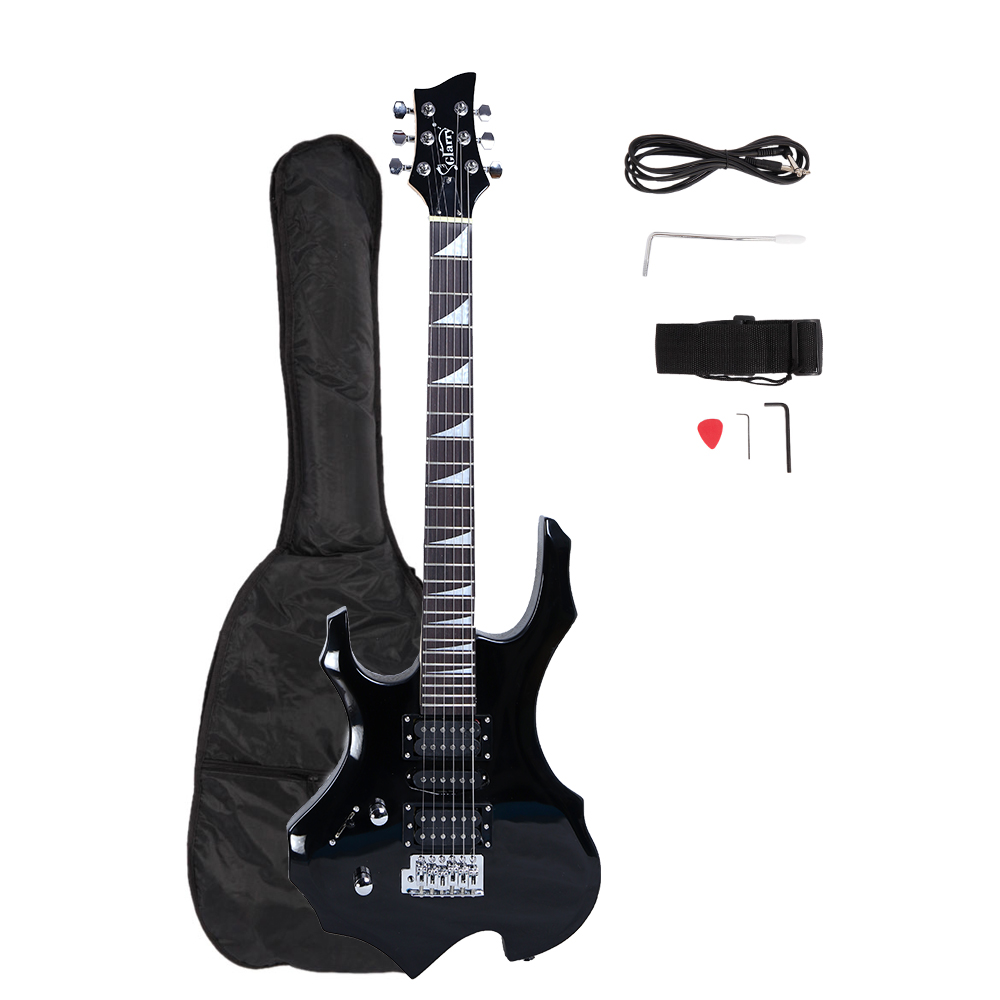 Electric Guitar Pick Pack - Chitarra elettrica Flame per mano sinistra