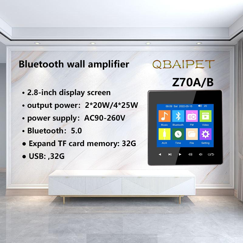 Audio Music Background Free - Home Bluetooth Amplificatore da parete Sistema