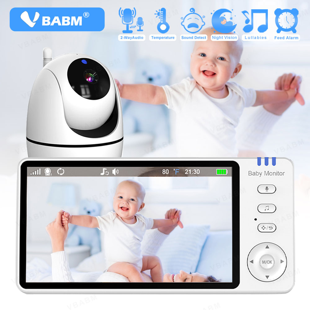 Audio Detect Music - VBABM ABM501 Baby Monitor 5.0 Pollici