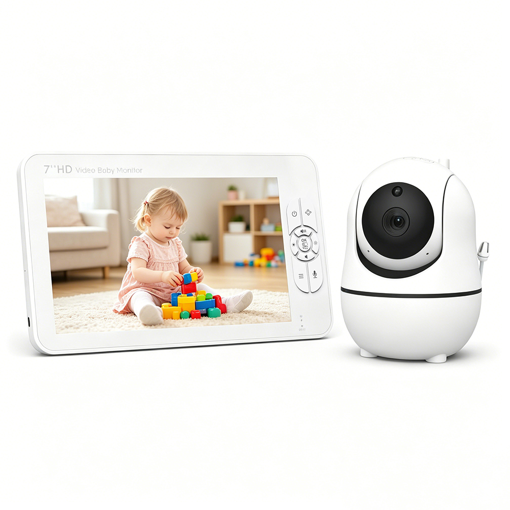 Audio Detect Music - Monitor per Bambini con Schermo Diviso