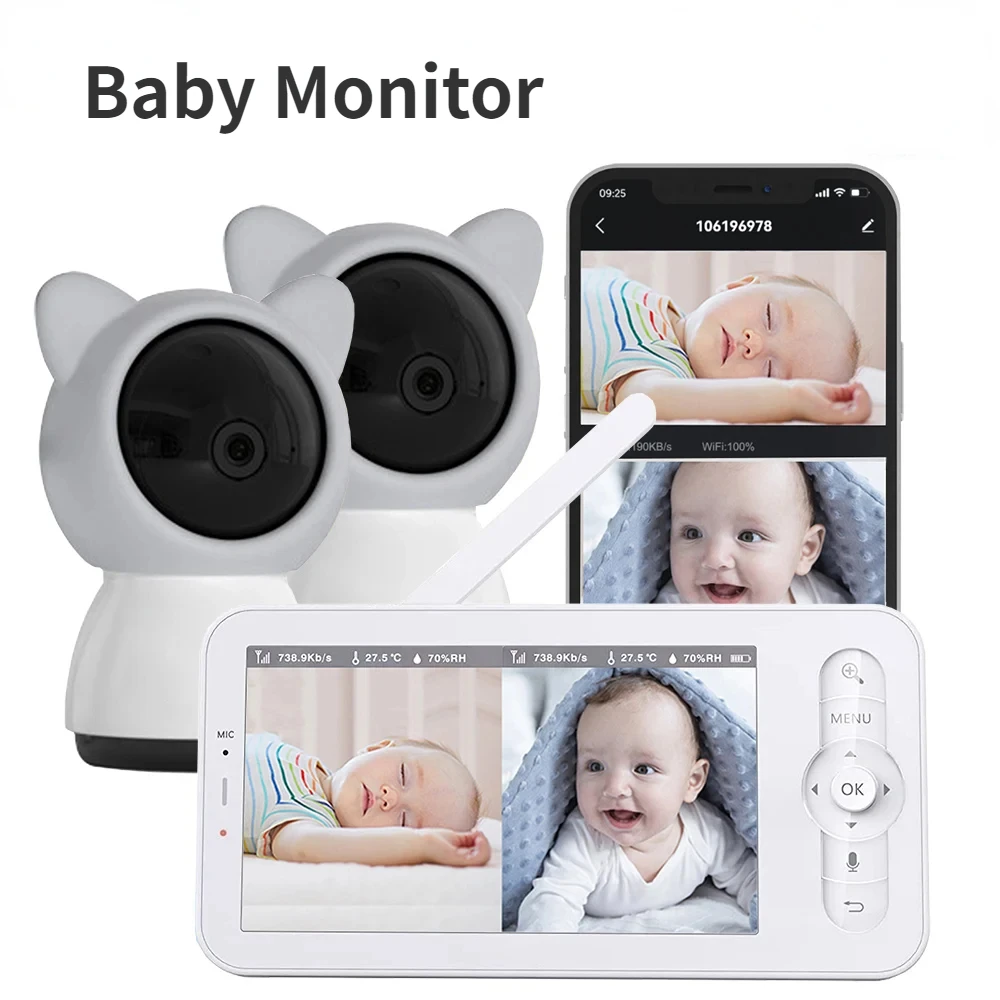 Audio Detect Music - Baby Monitor HD LCD da 5