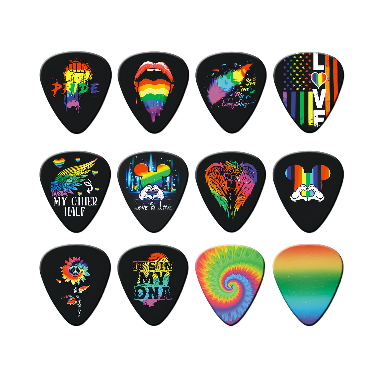 12 Pezzi Plettri per Chitarra  - Electric Guitar Pick Pack recensione e prezzo