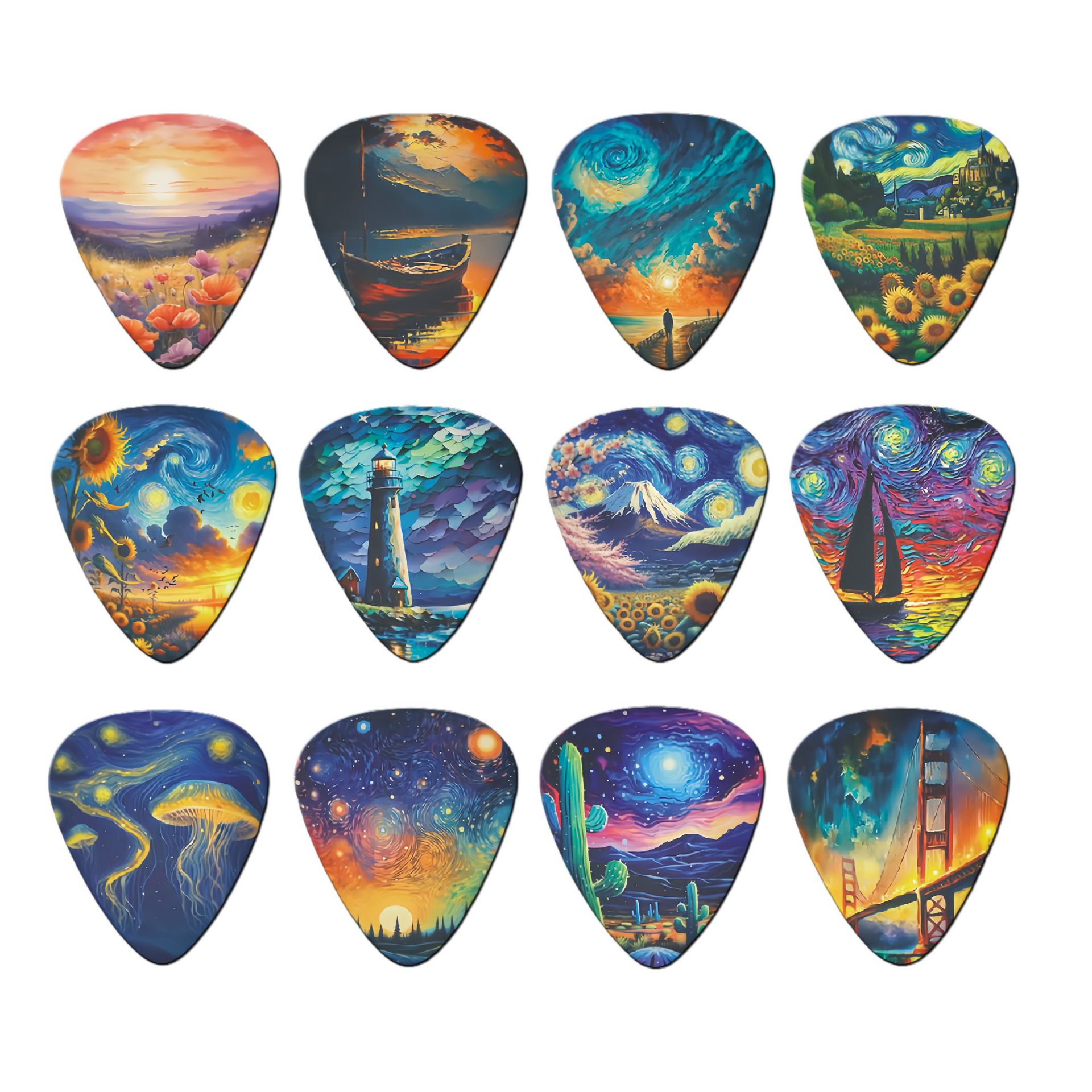 12 Pezzi Plettri per Chitarra  - Electric Guitar Pick Pack recensione e prezzo