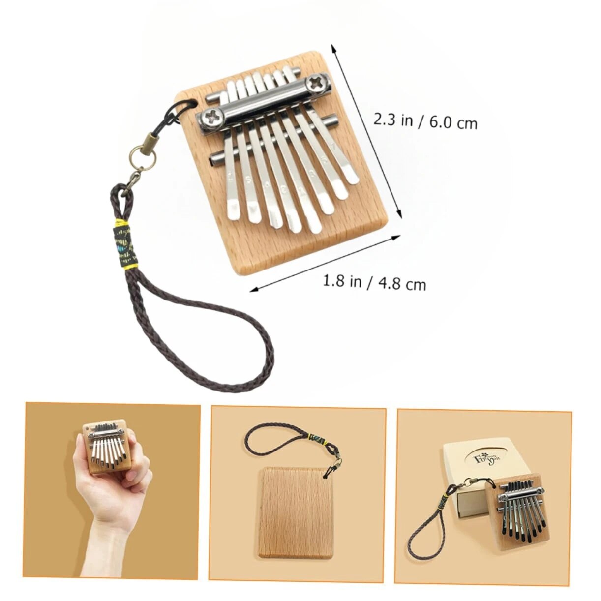 Miwayer Mini Kalimba 8 tasti T - Kalimba Thumb Piano recensione e prezzo