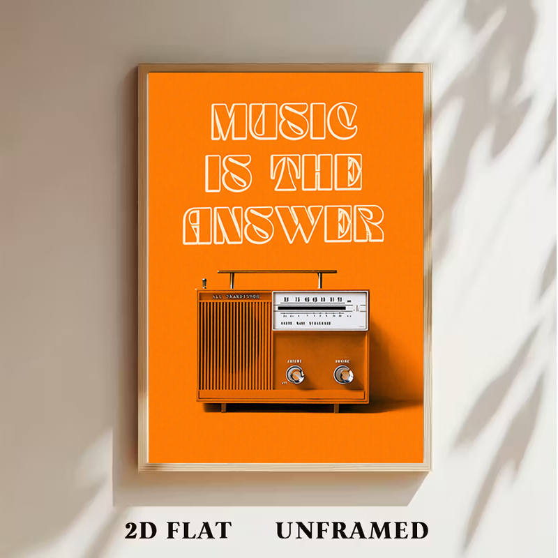 Quadro su Tela Senza Cornice c - Audio Music Background Free recensione e prezzo
