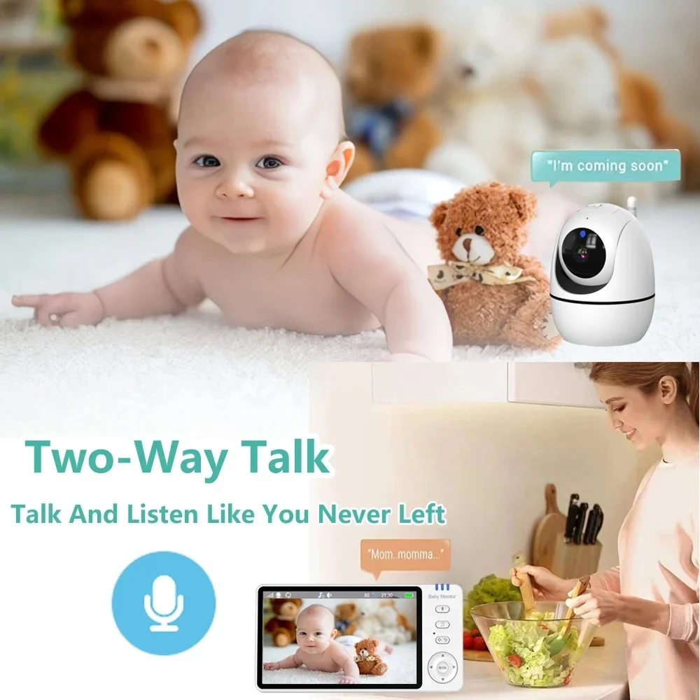 VBABM ABM501 Baby Monitor 5.0  - Audio Detect Music recensione e prezzo