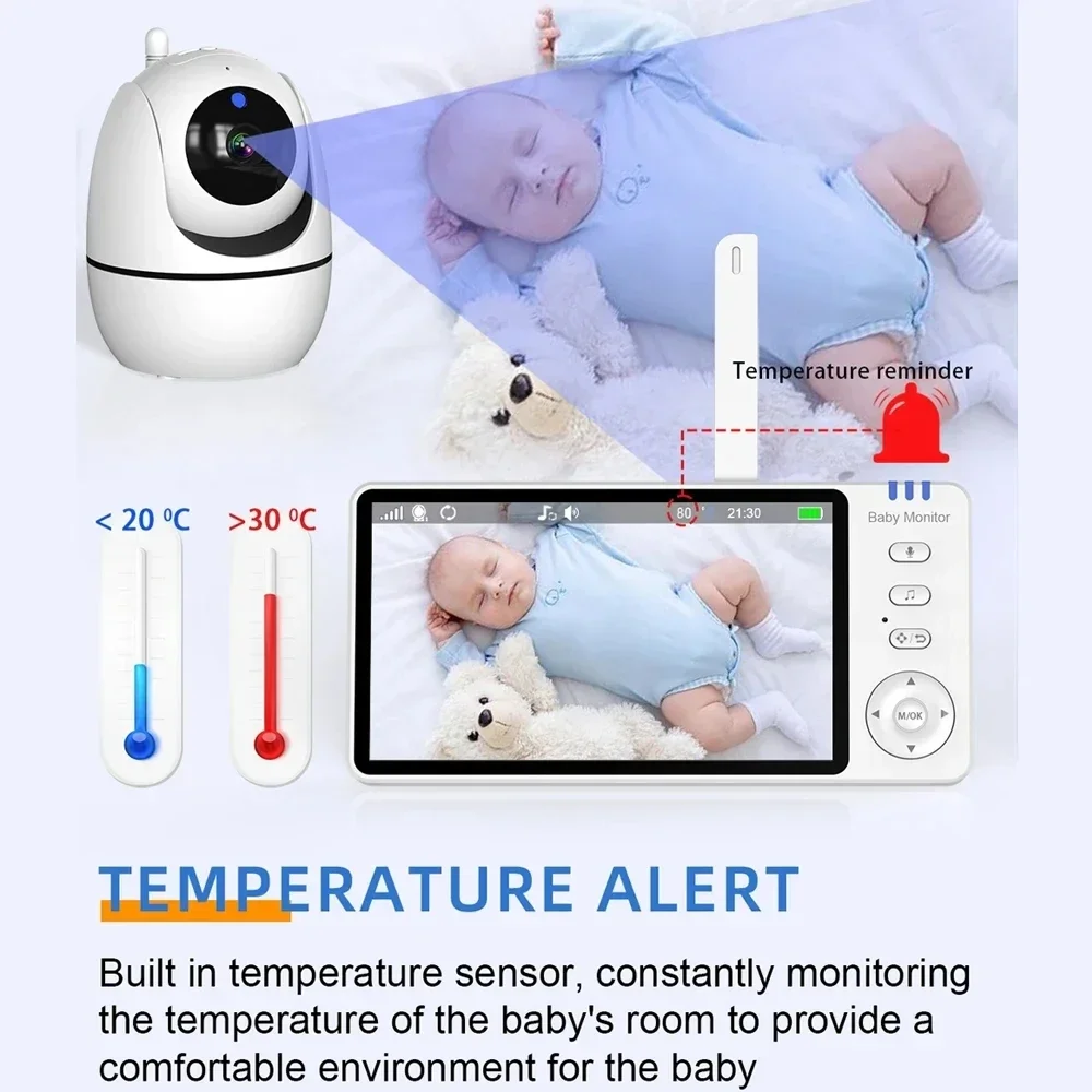 VBABM ABM501 Baby Monitor 5.0  - Audio Detect Music recensione e prezzo