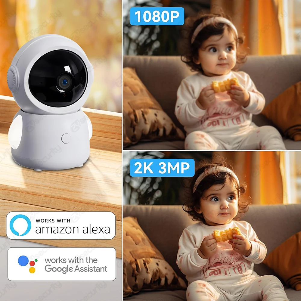 2K Baby monitor Wi-Fi con sche - Audio Detect Music recensione e prezzo