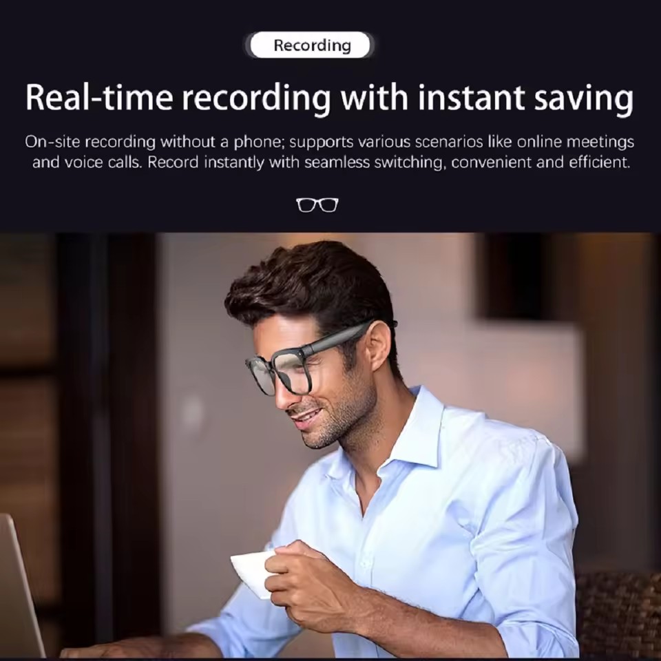 Occhiali intelligenti M02S AI  - Audio Music Ai recensione e prezzo