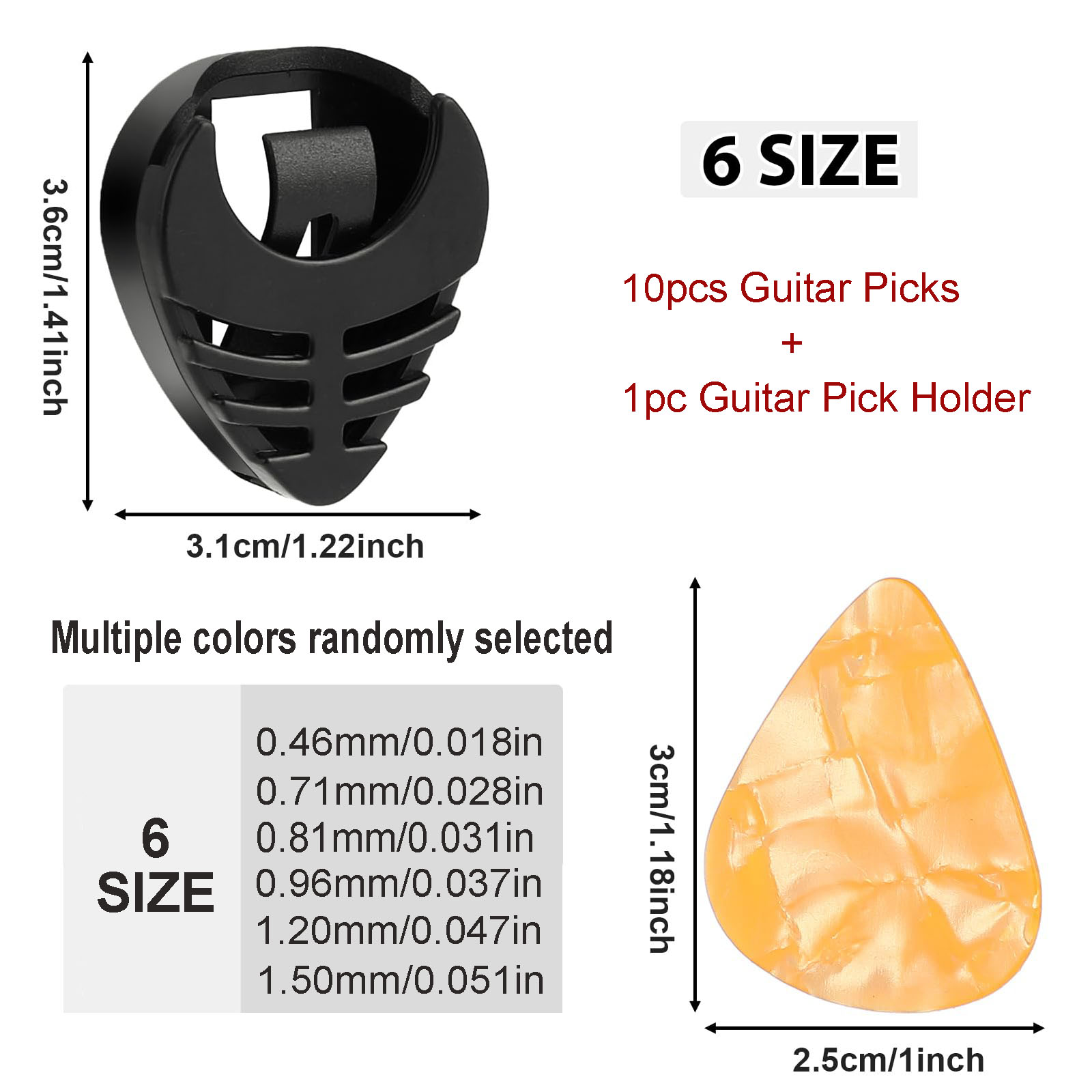 10 plettri per chitarra e 1 su - Electric Guitar Pick Pack recensione e prezzo