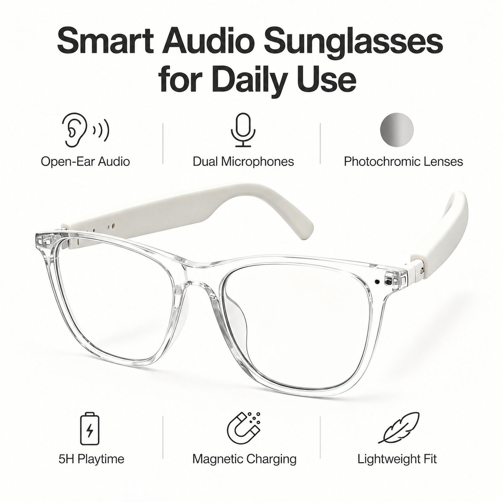 Occhiali da sole fotocromatici - Audio Music Ai recensione e prezzo