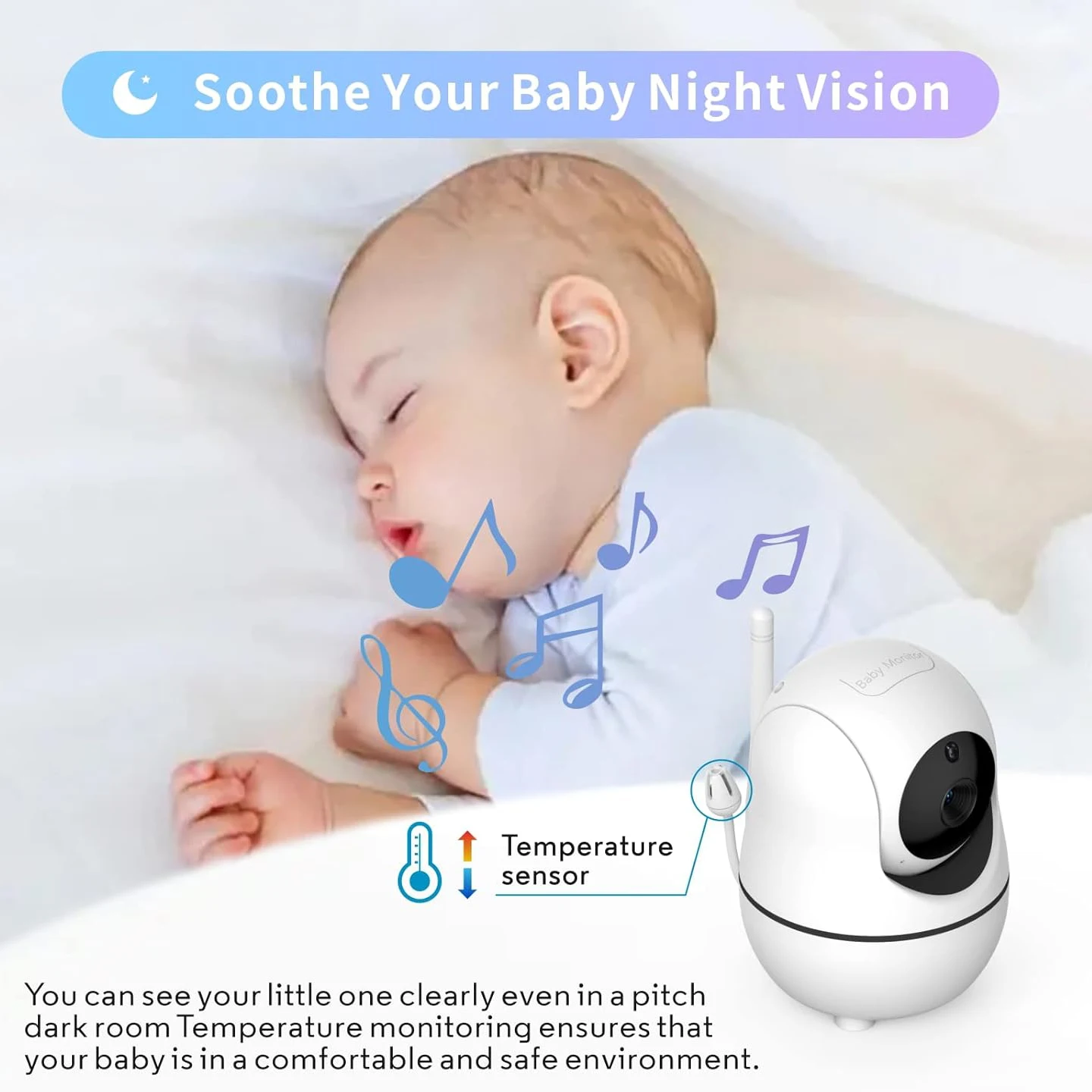 Baby monitor video con fotocam - Audio Detect Music recensione e prezzo