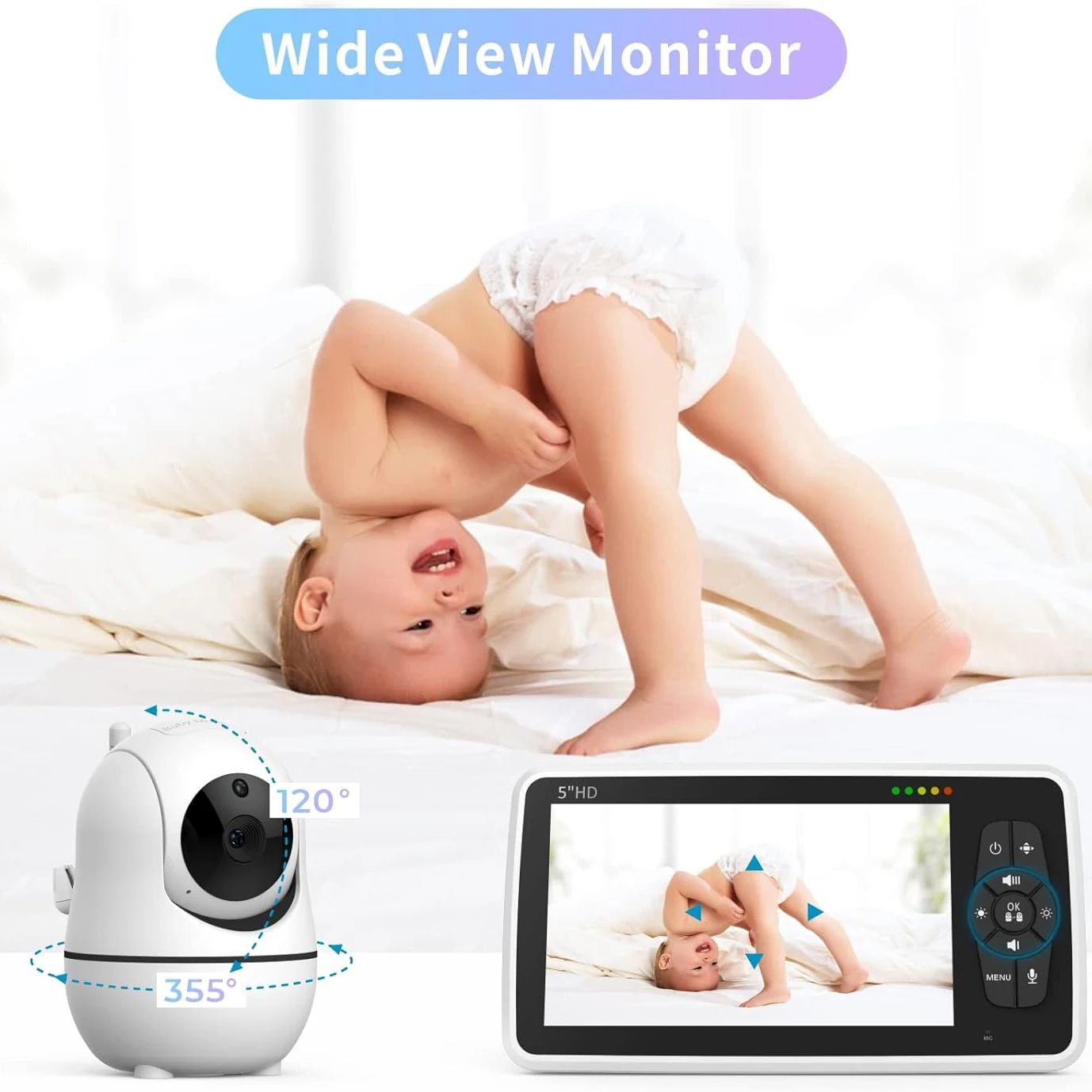 Baby monitor video con fotocam - Audio Detect Music recensione e prezzo