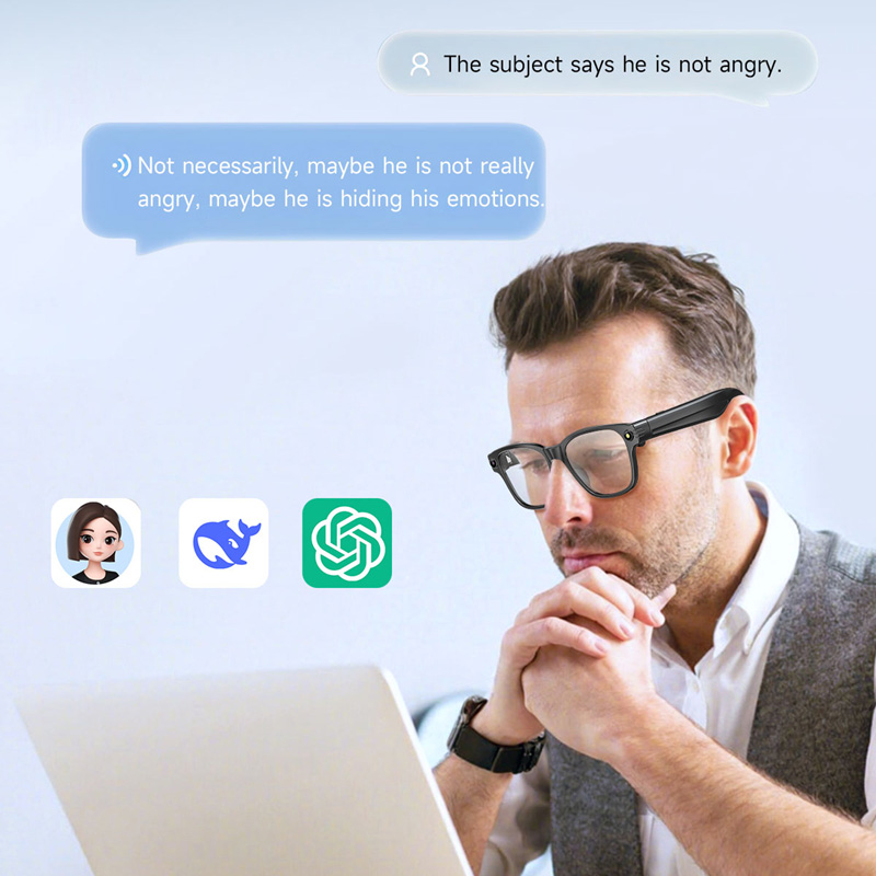 Occhiali Smart AI con Fotocame - Audio Music For Video recensione e prezzo