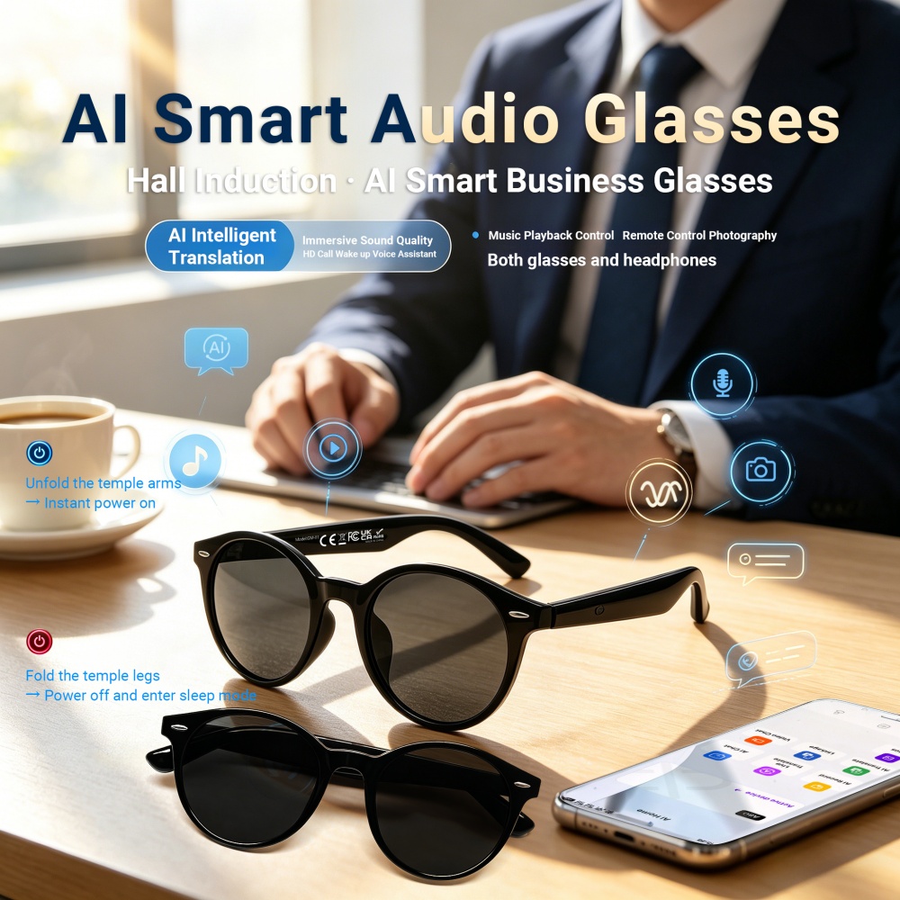 GM81 Occhiali Audio Intelligen - Audio Music Hall recensione e prezzo