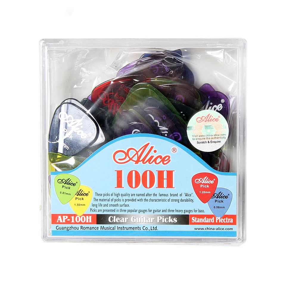 Alice AP-100H 100 Pz/set Trasp - Electric Guitar Pick Pack recensione e prezzo