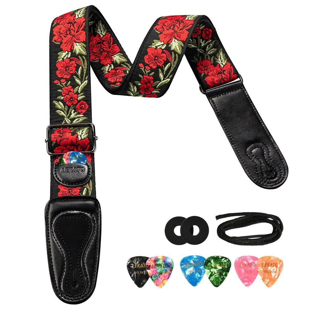 Tracolla per chitarra LEKATO L - Electric Guitar Pick Pack recensione e prezzo