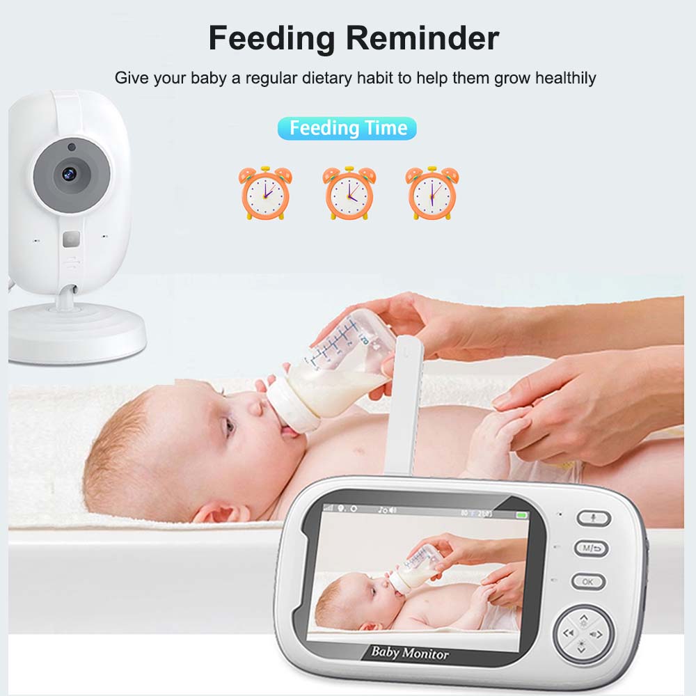 3.5'' Video Baby Monitor 2.4G  - Audio Detect Music recensione e prezzo